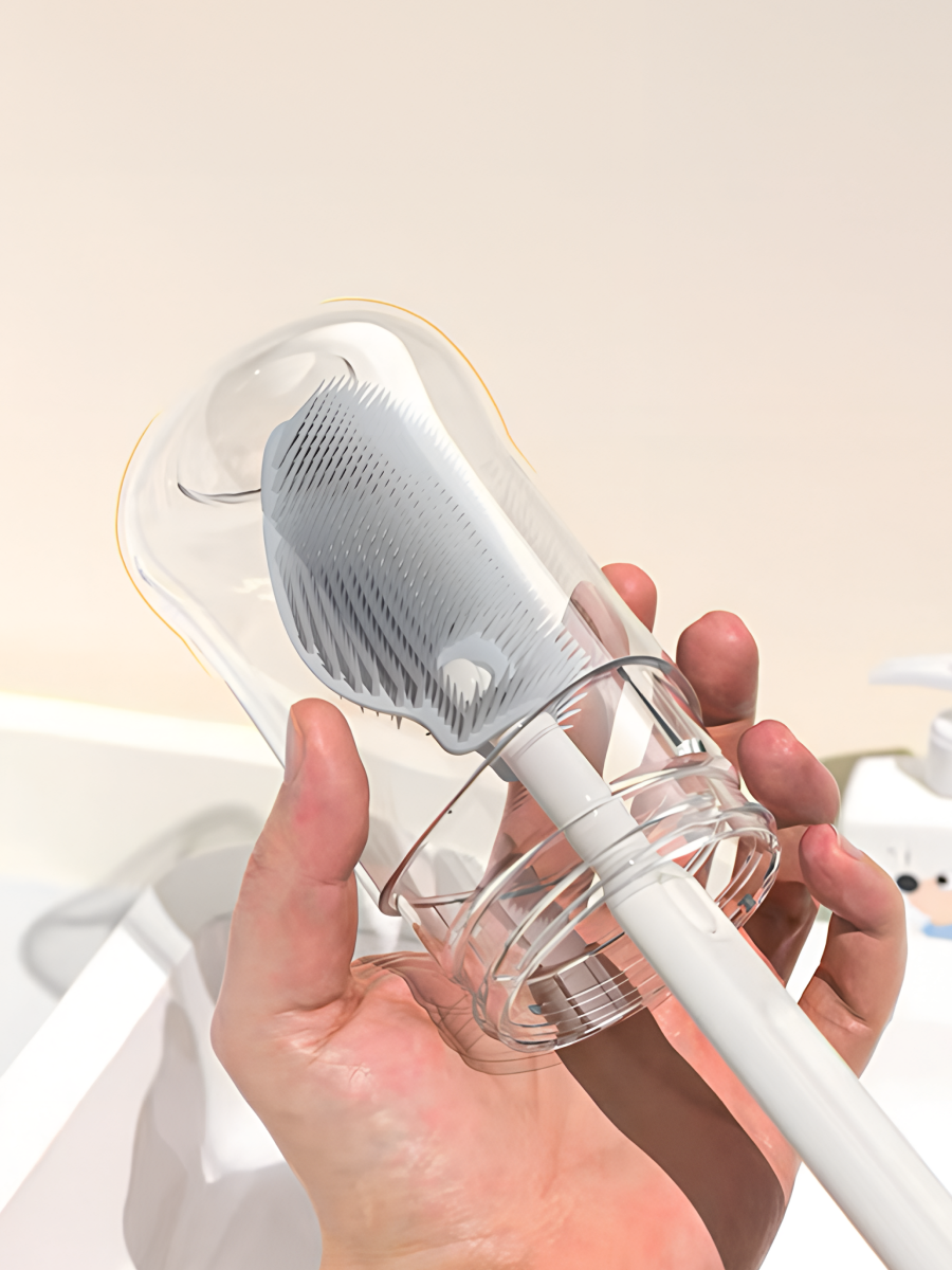 Ершик для бутылок силиконовый сушилка для сосок LETO Baby