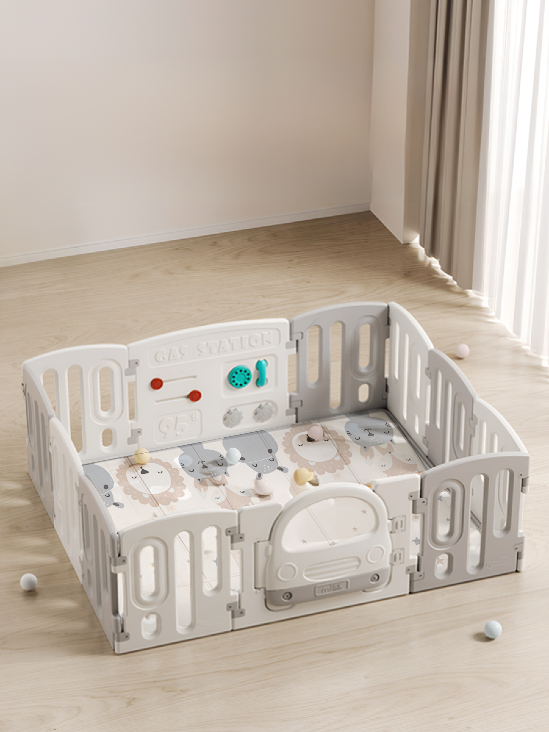 Детский коврик для ползания LETO Baby